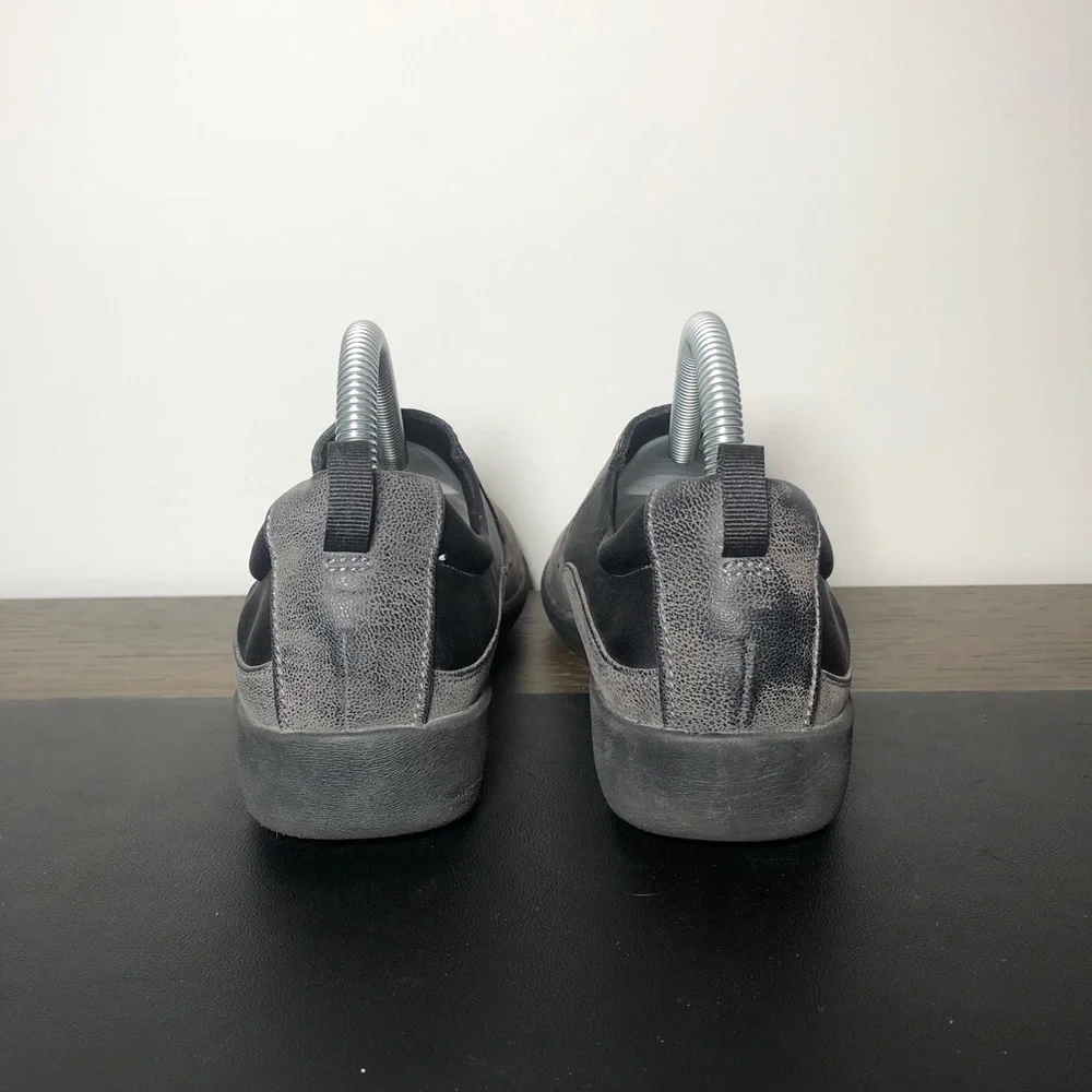 Clarks Women's Gray Slip-On Sneakers